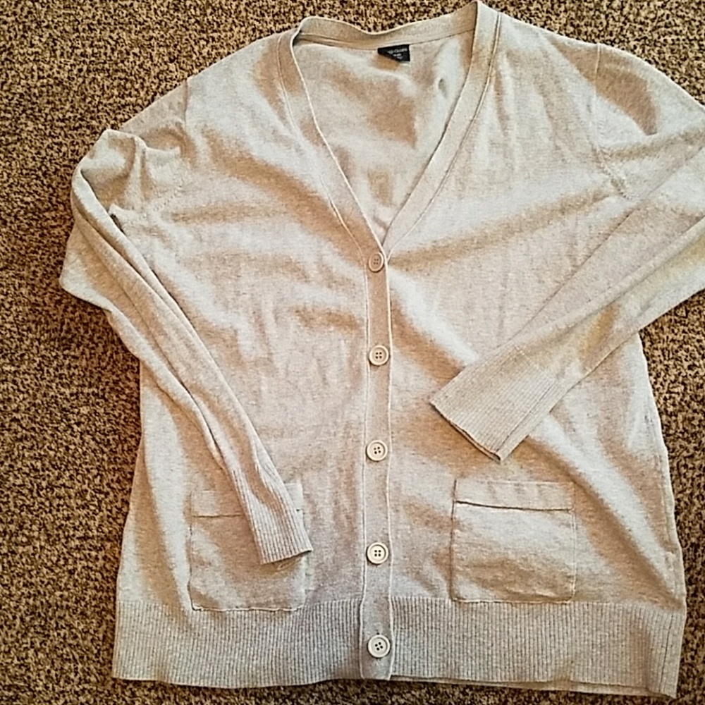 Faded Glory Gray Cardigan